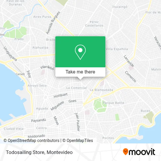 Todosailing Store map