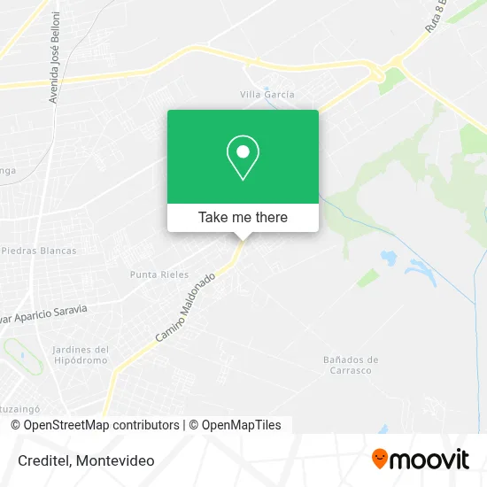 Creditel map