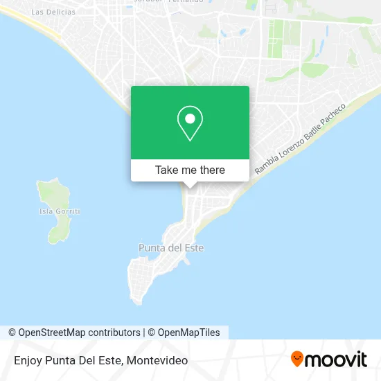 Enjoy Punta Del Este map