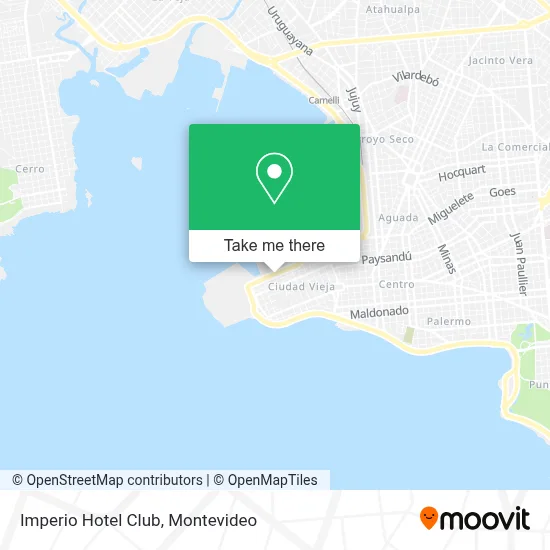Imperio Hotel Club map