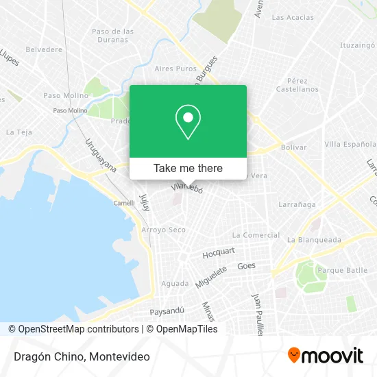 Dragón Chino map