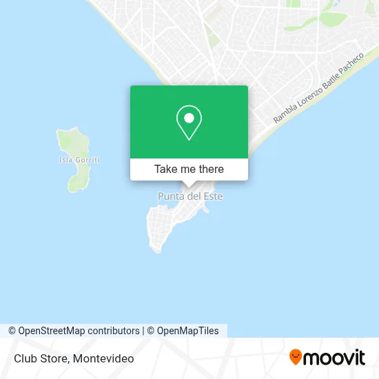Club Store map