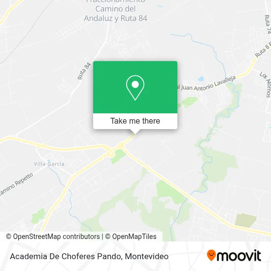 Academia De Choferes Pando map