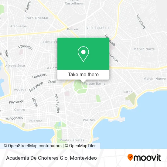 Academia De Choferes Gio map