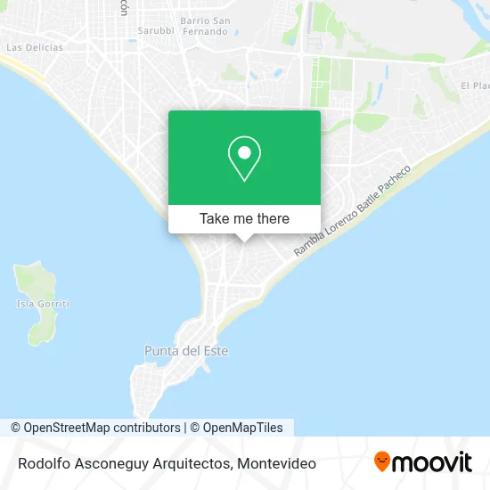 Rodolfo Asconeguy Arquitectos map