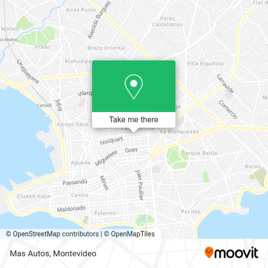 Mas Autos map