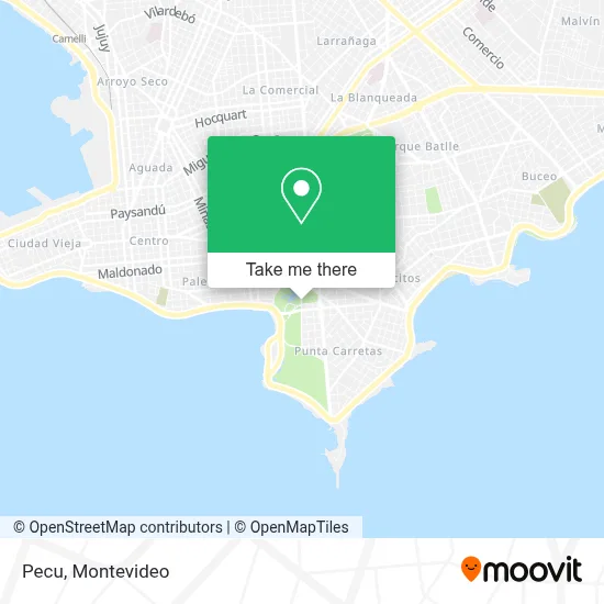 Pecu map