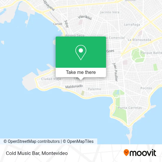 Cold Music Bar map