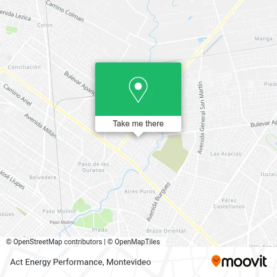 Act Energy Performance map