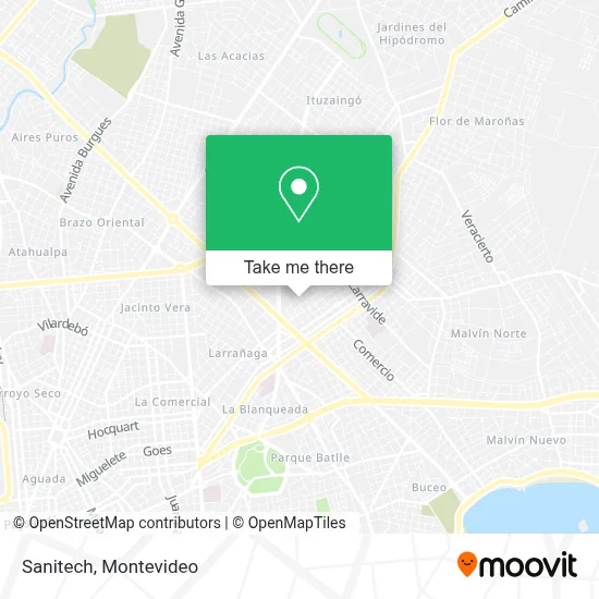 Sanitech map