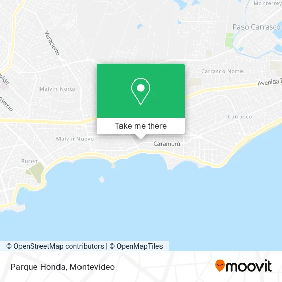 Parque Honda map