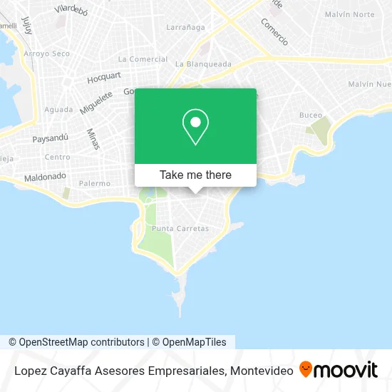 Lopez Cayaffa Asesores Empresariales map