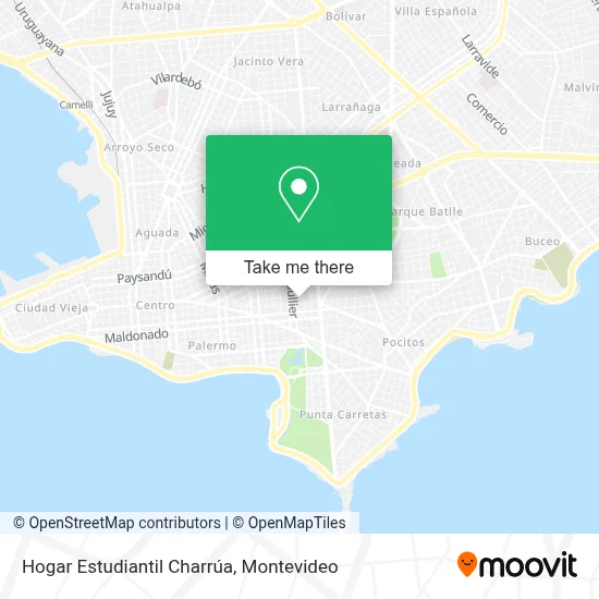 Hogar Estudiantil Charrúa map