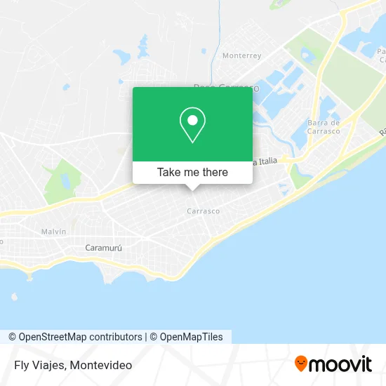 Fly Viajes map