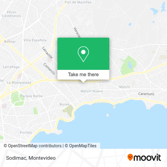 Sodimac map