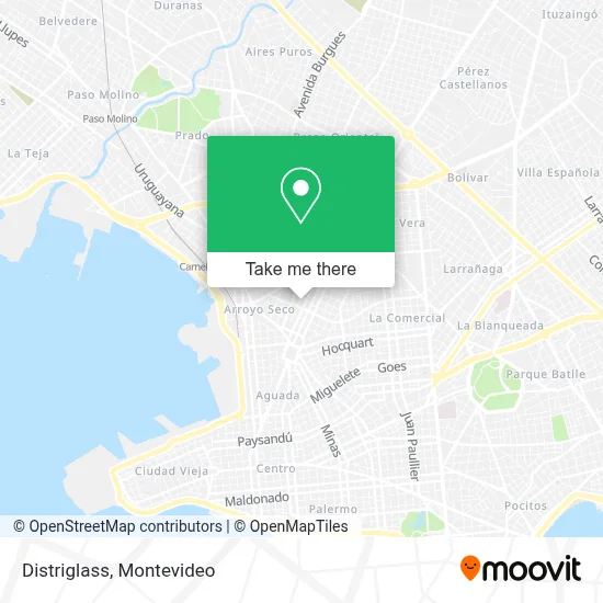 Distriglass map