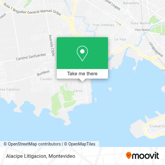 Alacipe Litigacion map