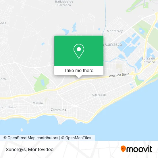 Sunergys map