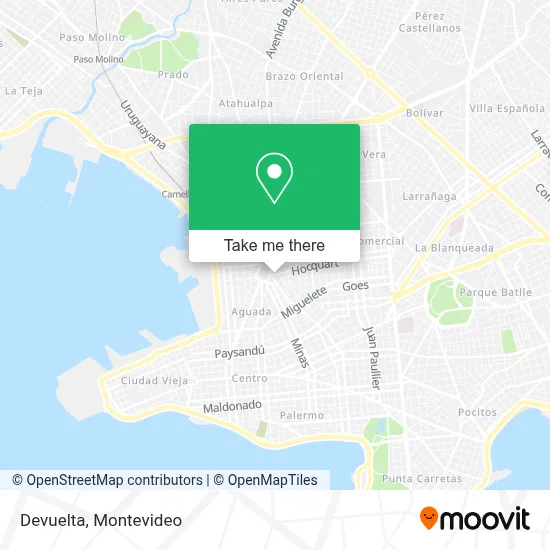 Devuelta map
