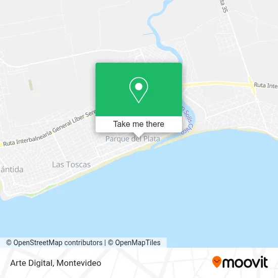 Arte Digital map