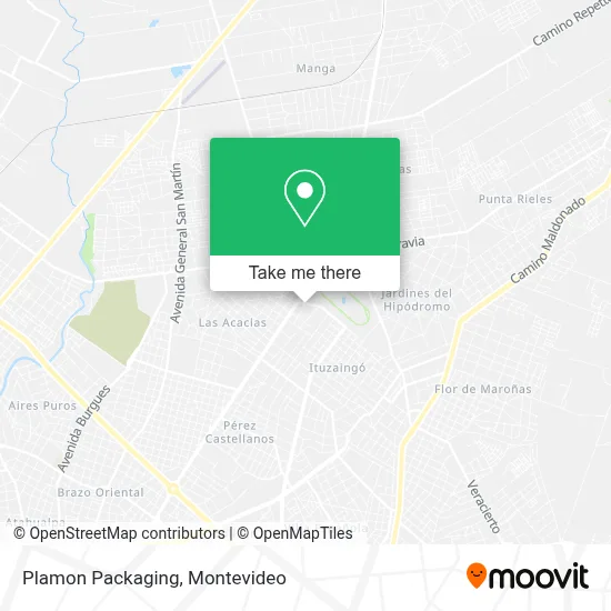 Plamon Packaging map