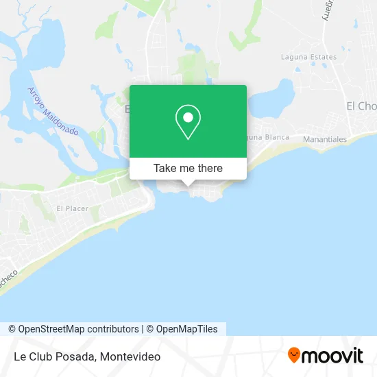 Le Club Posada map