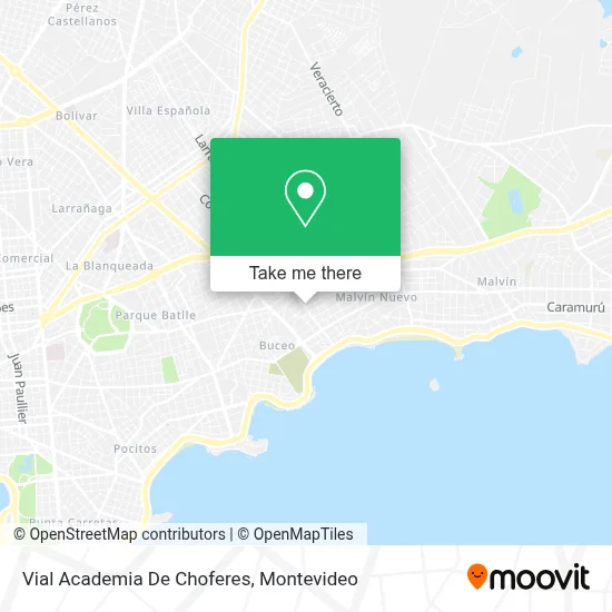 Vial Academia De Choferes map