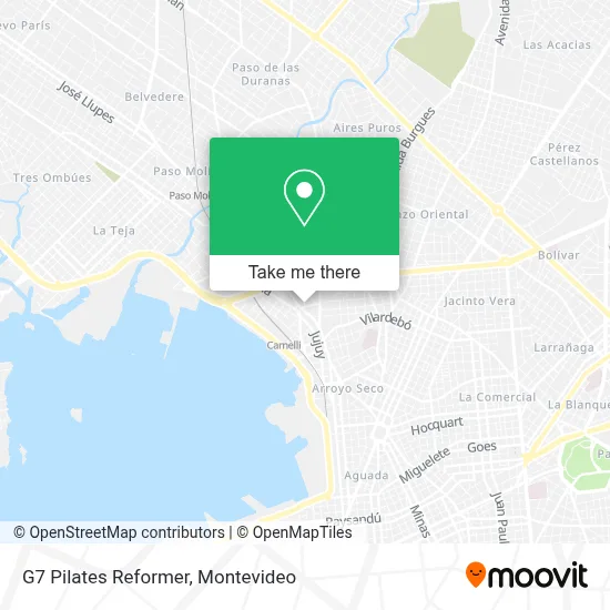 G7 Pilates Reformer map