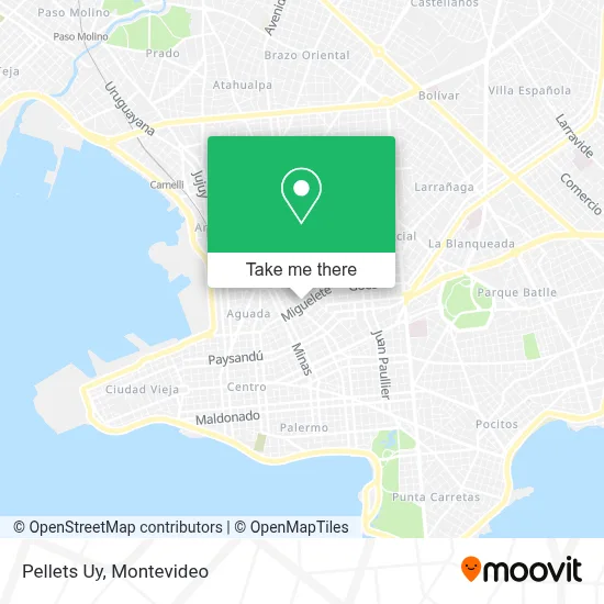 Pellets Uy map