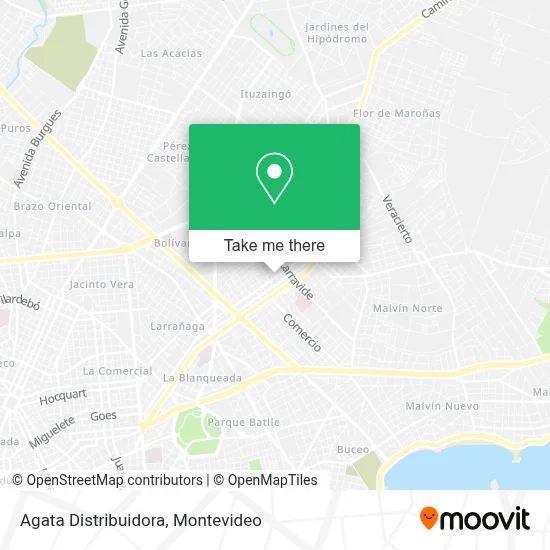 Agata Distribuidora map