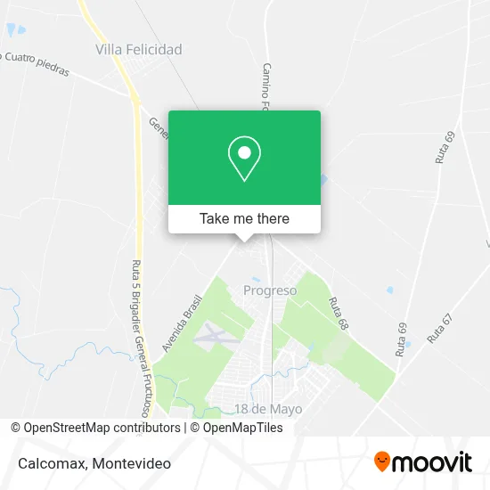 Calcomax map