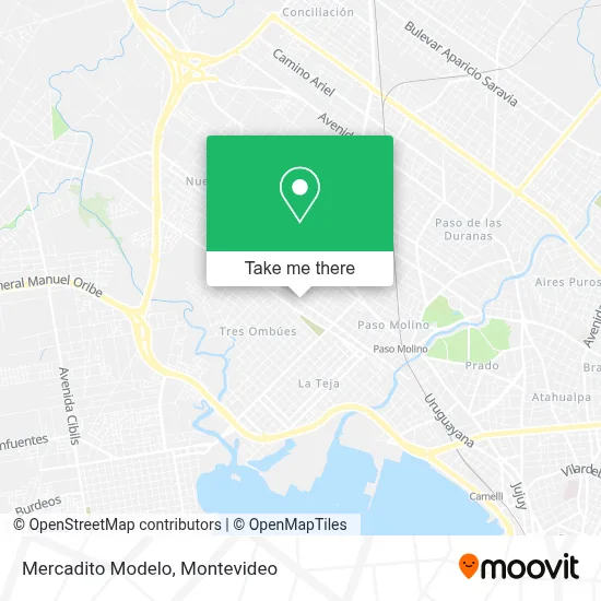 Mercadito Modelo map