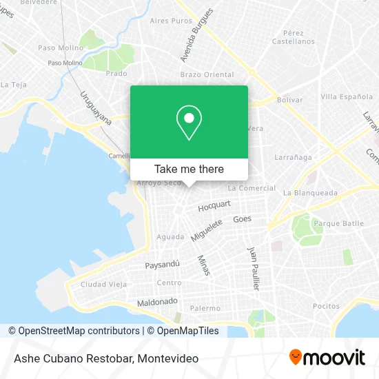 Ashe Cubano Restobar map