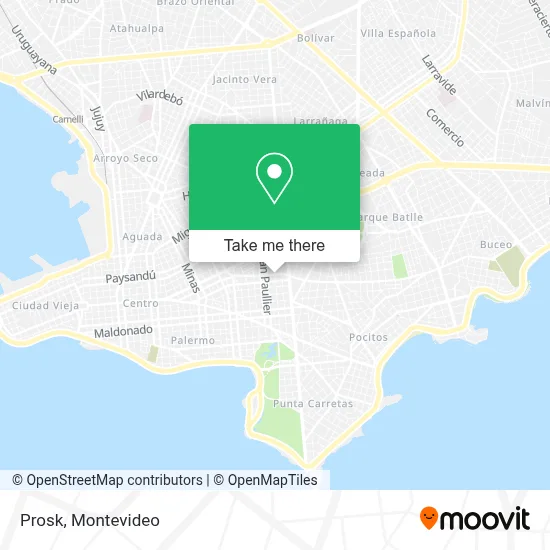 Prosk map