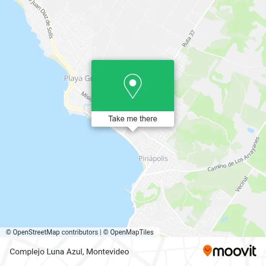 Complejo Luna Azul map