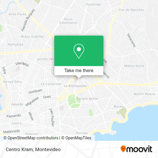 Centro Kram map