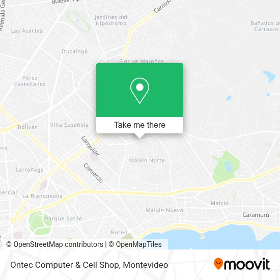 Ontec Computer & Cell Shop map