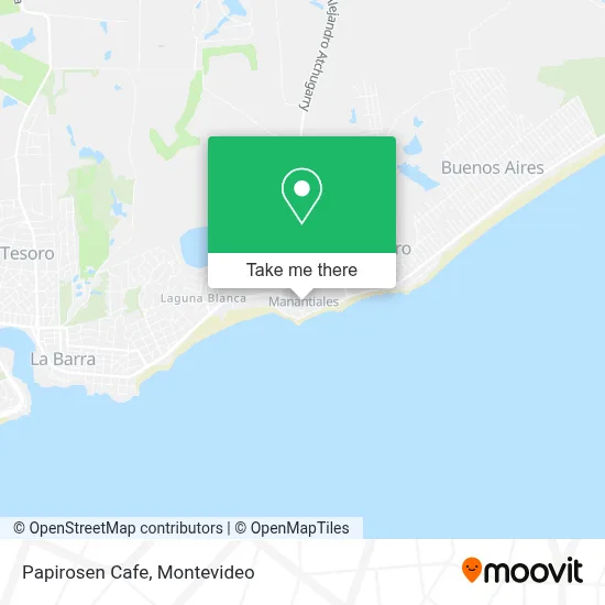 Papirosen Cafe map