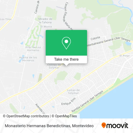 Monasterio Hermanas Benedictinas map