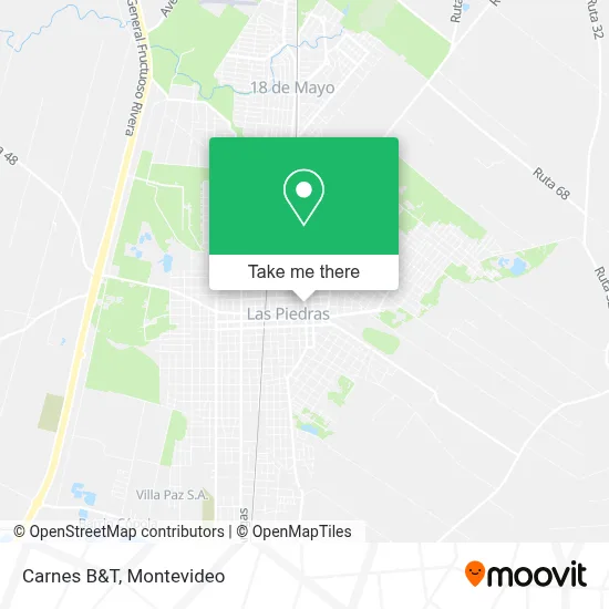 Carnes B&T map