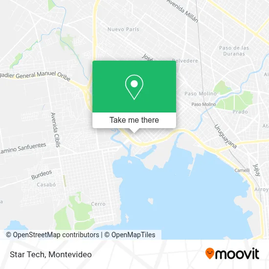 Star Tech map