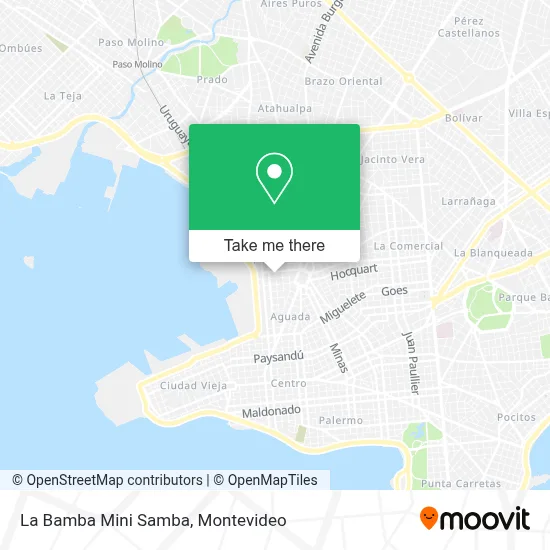 La Bamba Mini Samba map