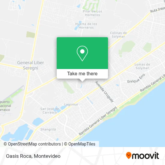 Oasis Roca map