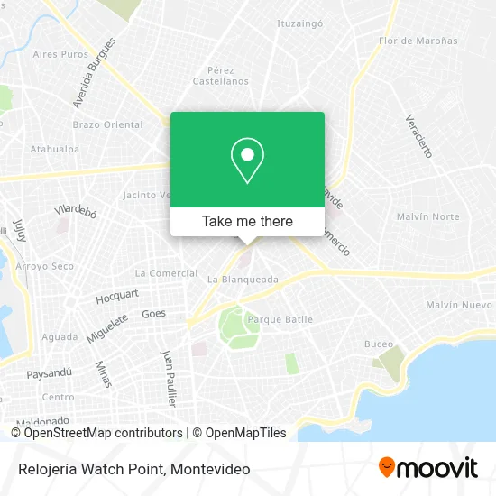 Relojería Watch Point map