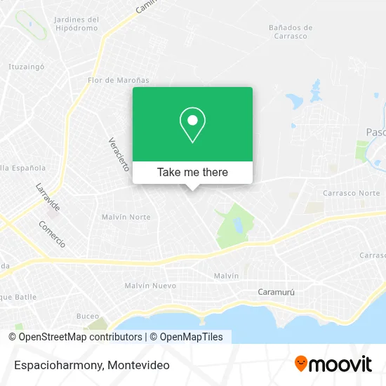 Espacioharmony map