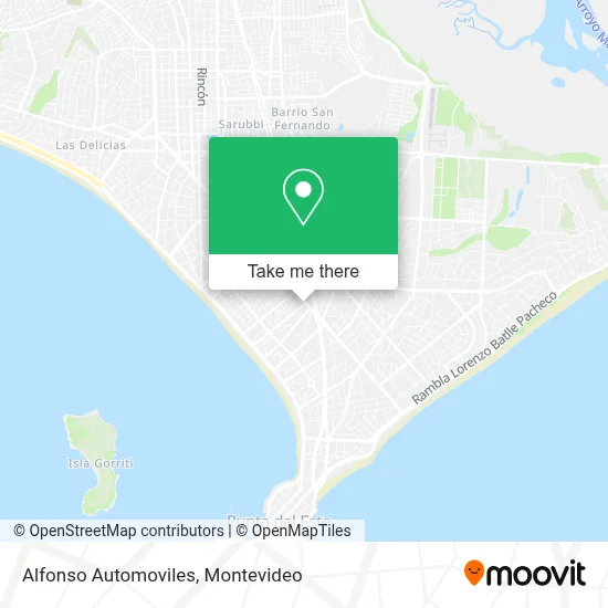 Alfonso Automoviles map