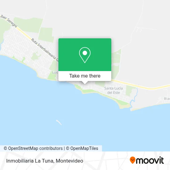 Inmobiliaria La Tuna map