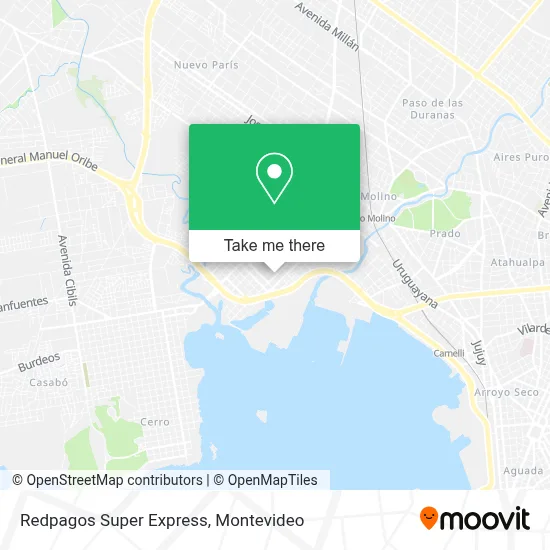 Redpagos Super Express map