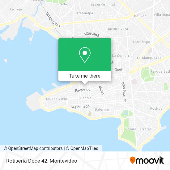 Rotisería Doce 42 map