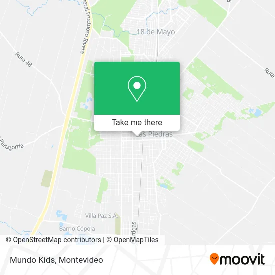 Mundo Kids map